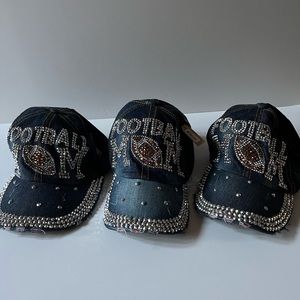 Accent Football Mom Hats